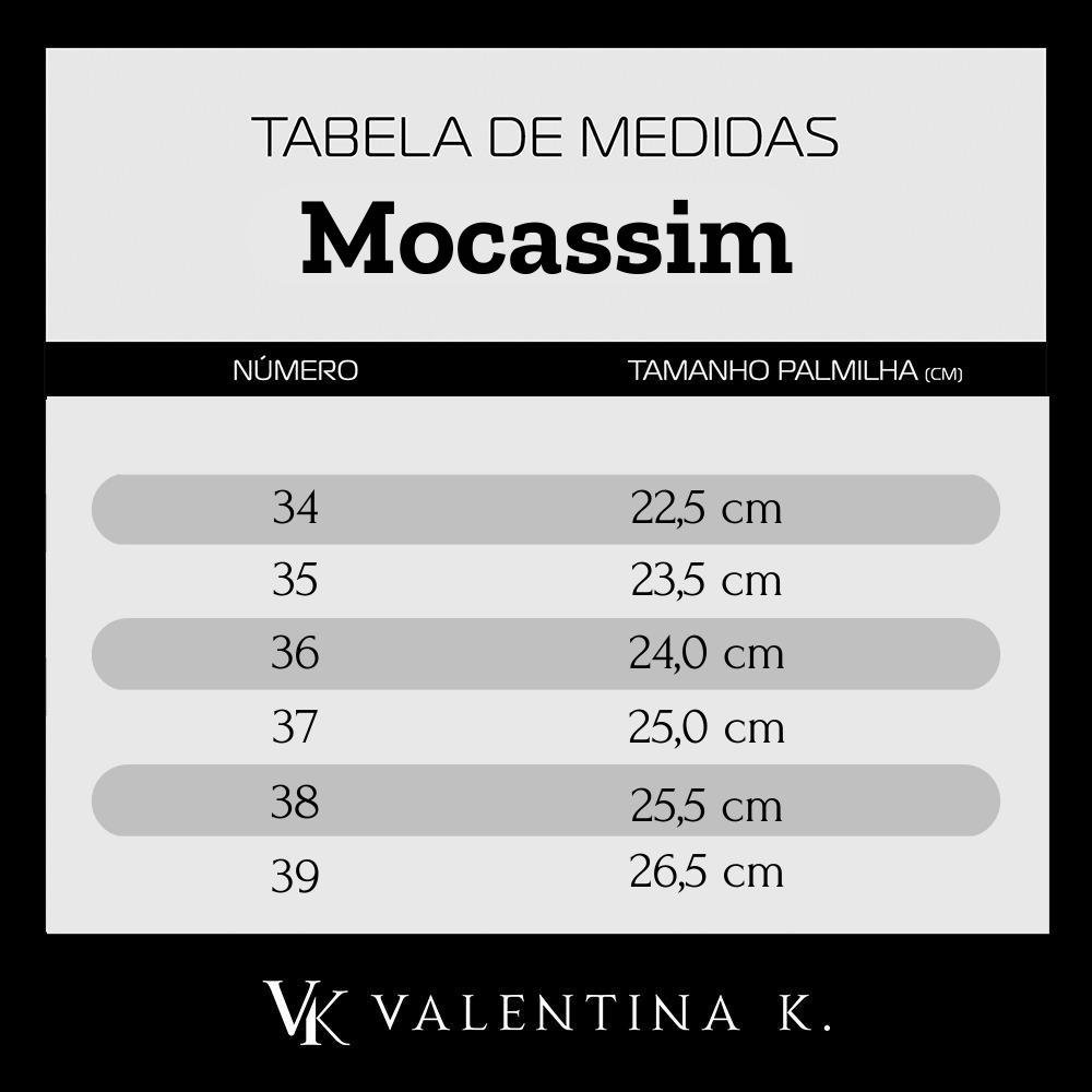 Mocassim Valentina K Croco Salto Baixo Feminino Preto 6