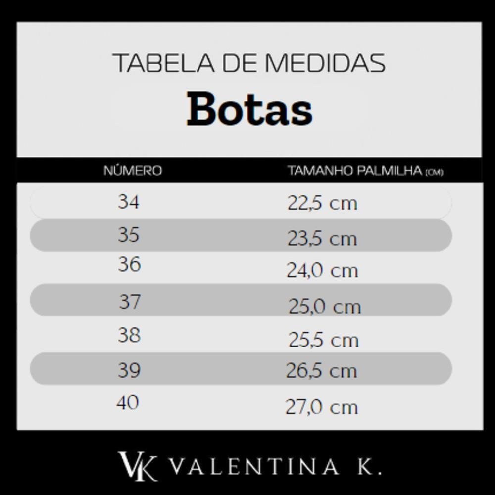 Bota Valentina K Feminina Cano Curto Tratorada Elástico Chelsea Feminino Preto 5