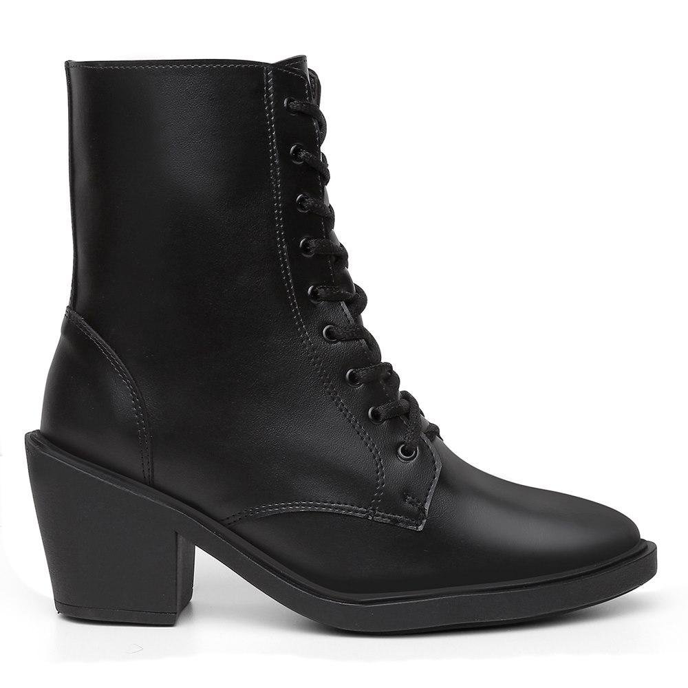 Bota Feminina Cano Curto Cadarco Bolsa Carteira Moderna
