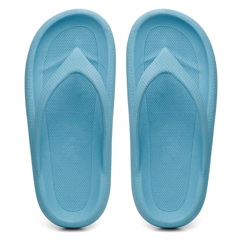 Chinelo Feminino de Dedo Casual + Bolsa Quebek Tiracolo Kit Azul 4