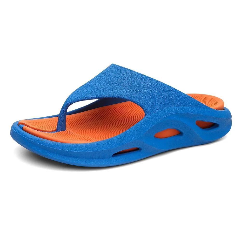 Chinelo Masculino de Dedo Soft Conforto Dia a Dia Azul Royal 5