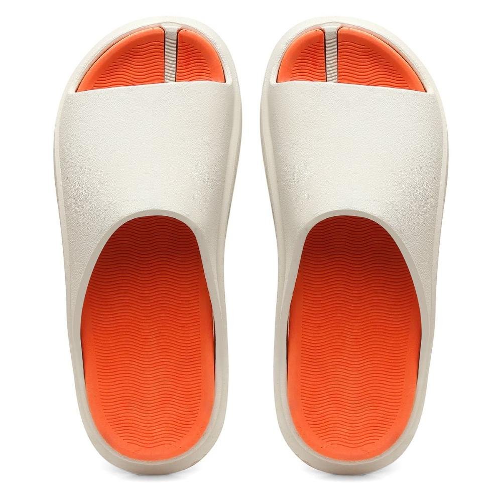 Chinelo Papete Masculino Soft Slide Off White 3