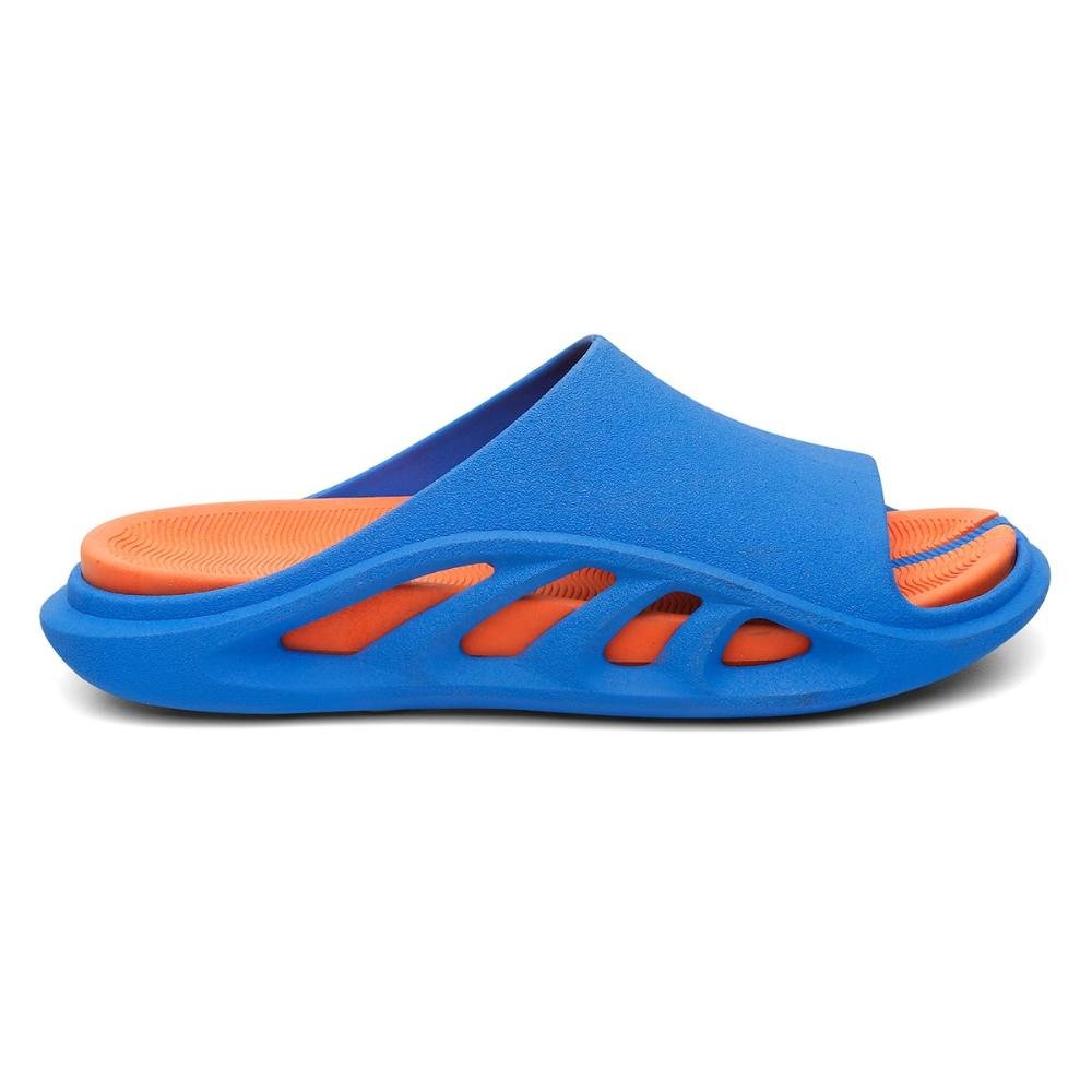 Chinelo Papete Masculino Soft Slide Azul Royal 4