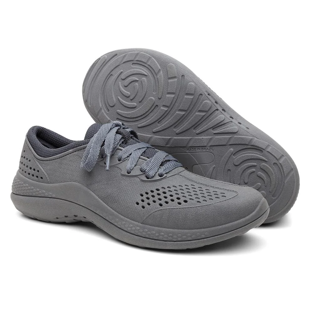 Tênis Feminino Casual Leve Moderno Cinza 2