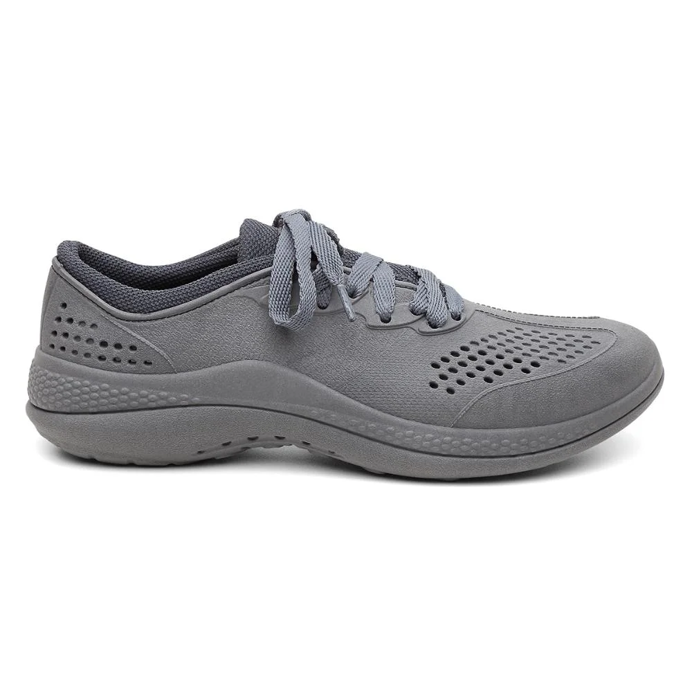 Tênis Feminino Casual Leve Moderno Cinza 4