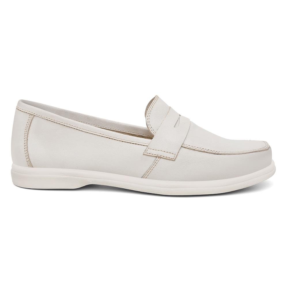 Mocassim Feminino  Conforto Casual Elegante Off White 5