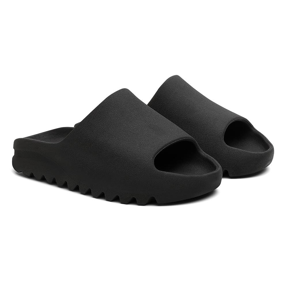Chinelo Feminino Masculino Nuvem Slide Confortável Macio Preto 1