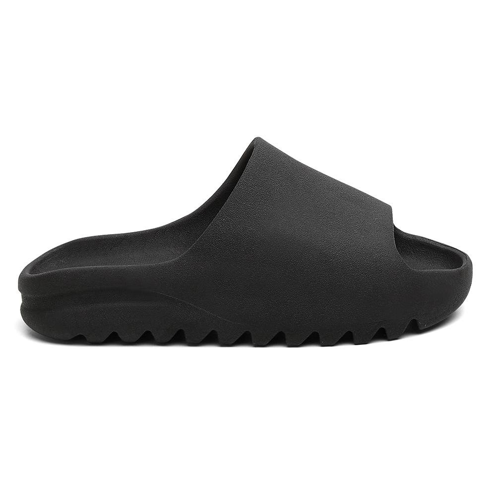 Chinelo Feminino Masculino Nuvem Slide Confortável Macio Preto 2