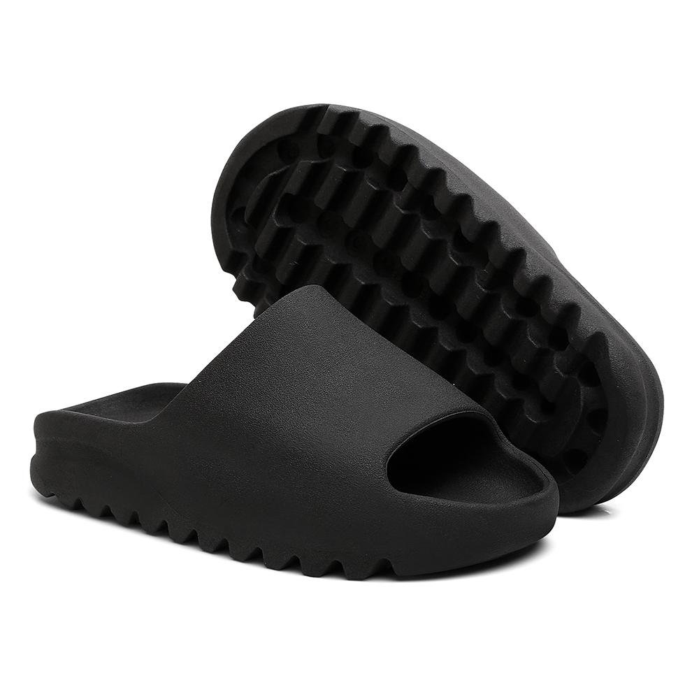 Chinelo Feminino Masculino Nuvem Slide Confortável Macio Preto 5