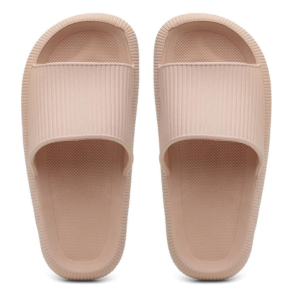 Chinelo Nuvem Unissex Slide Leve Conforto Bege 3