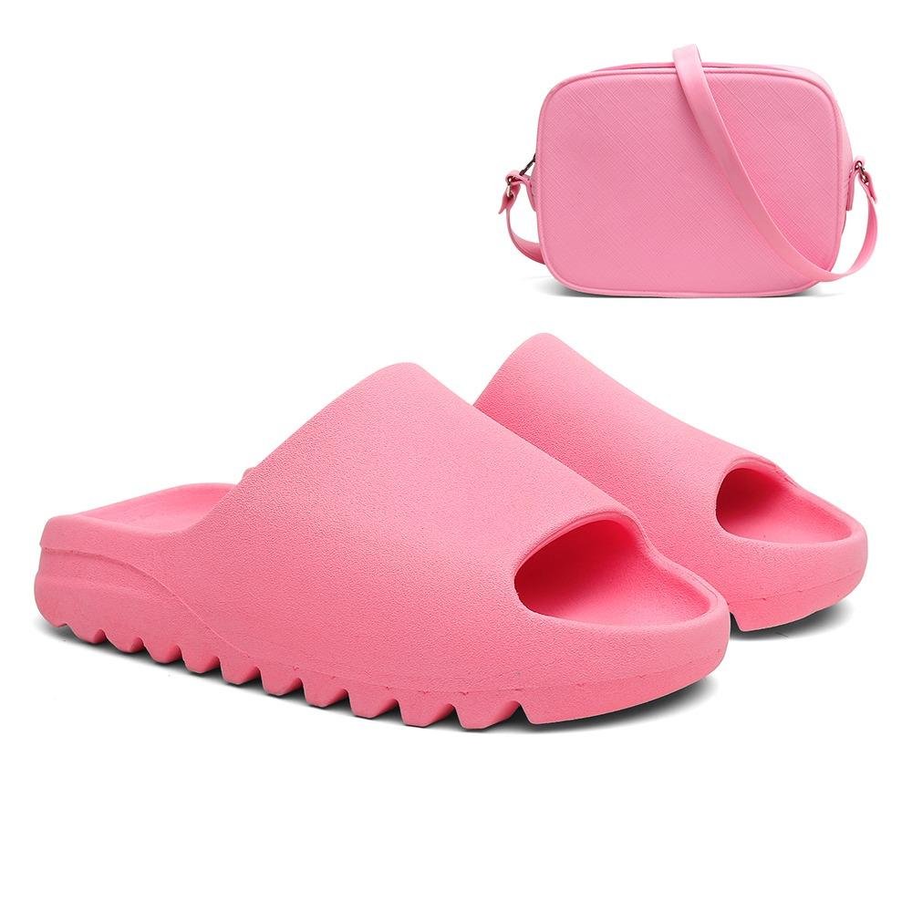 Chinelo Valentina Kister Nuvem Slide Feminino Rosa 1
