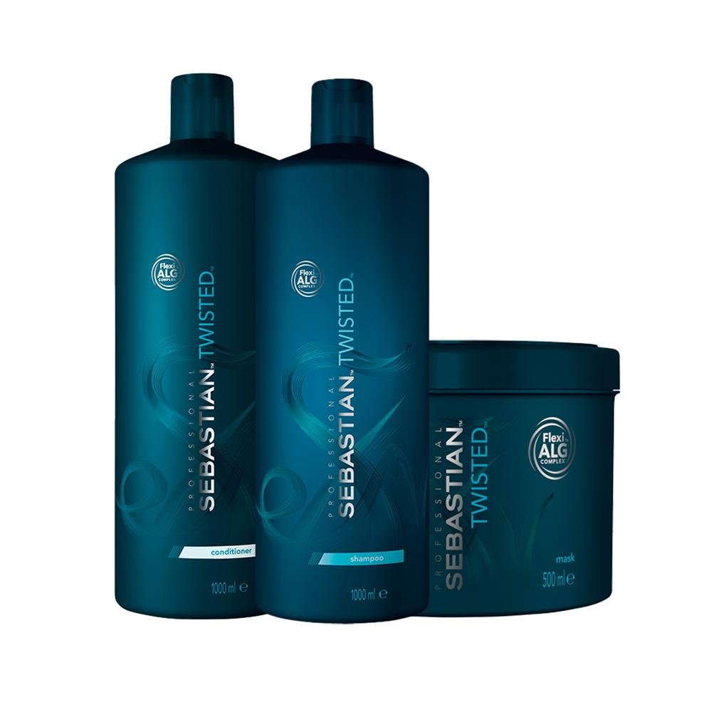 Kit Sebastian Professional Twisted - Shampoo e Condicionador e Máscara 500 ml ÚNICO 1