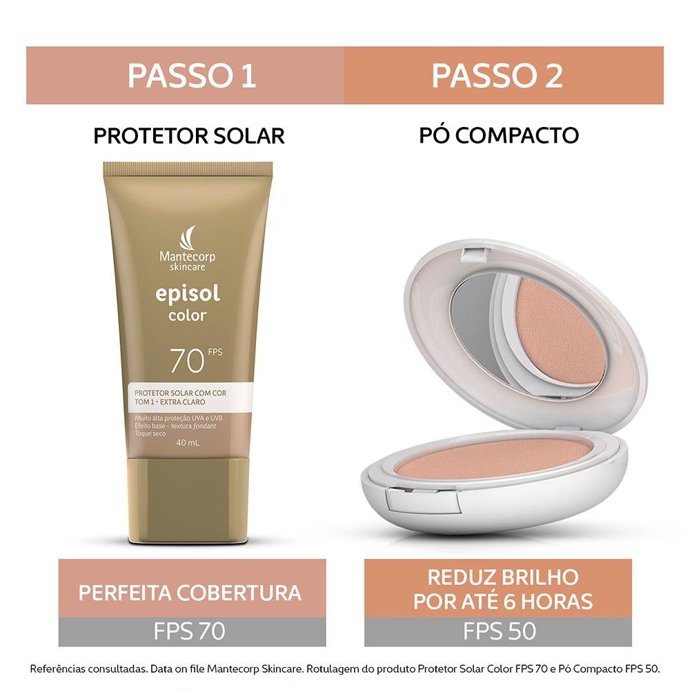 Mantecorp Episol Prot Solar Facial Fps70 1 Extra Claro 40ml Extra Claro 6