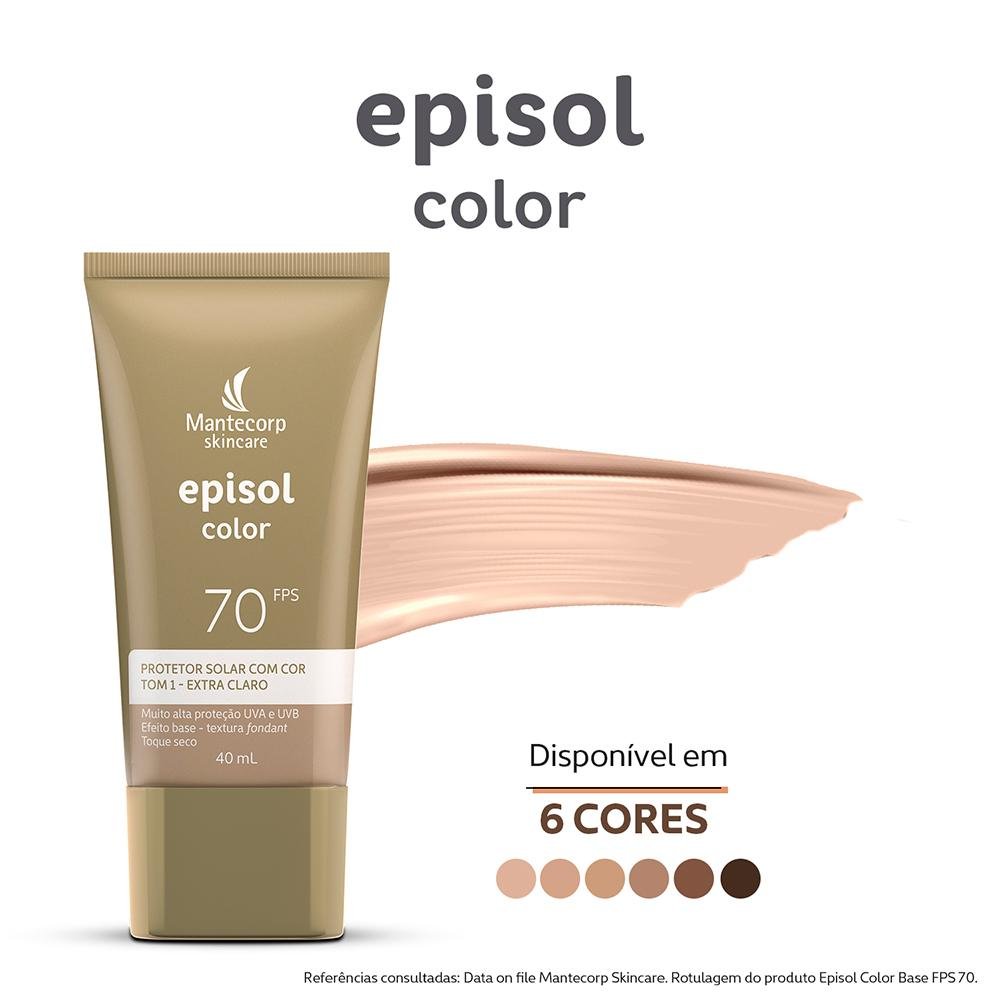 Mantecorp Episol Prot Solar Facial Fps70 1 Extra Claro 40ml Extra Claro 7