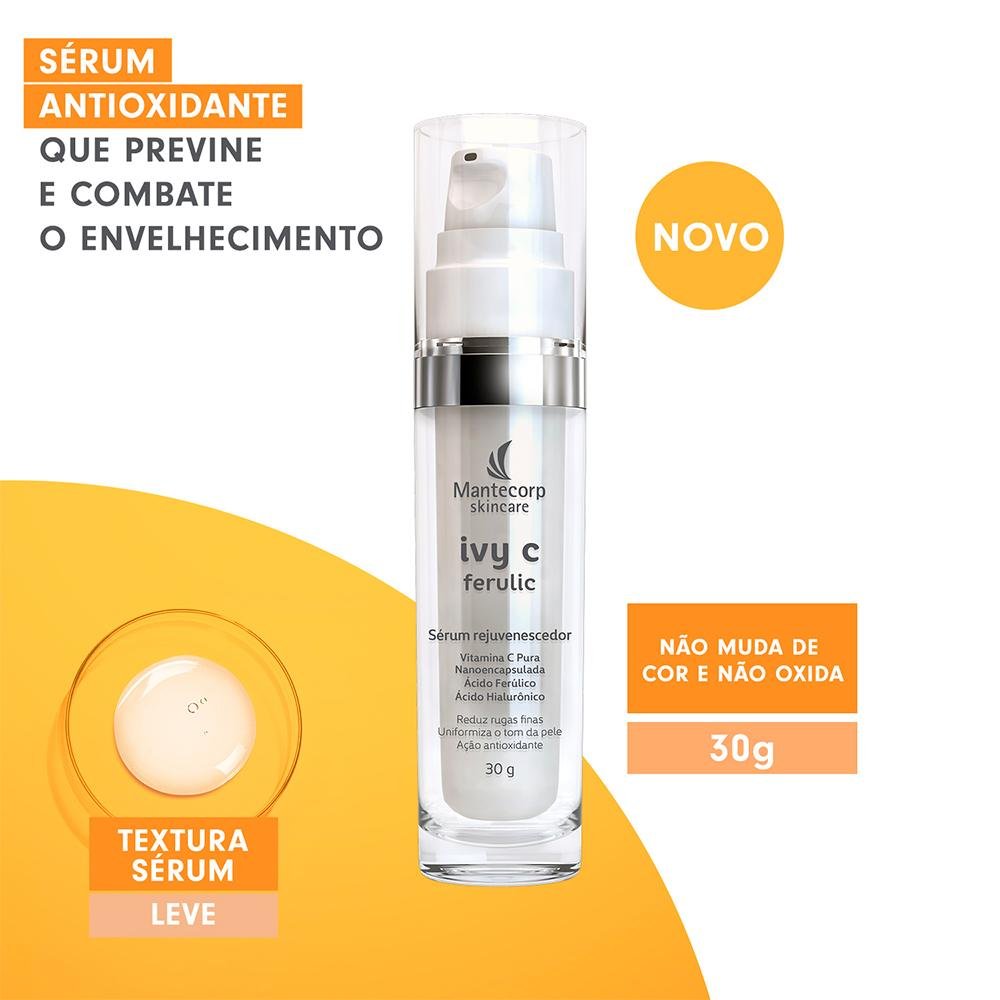 Mantecorp Ivy C Ferulic Sérum Facial Rejuvenescedor 30g 30g 2