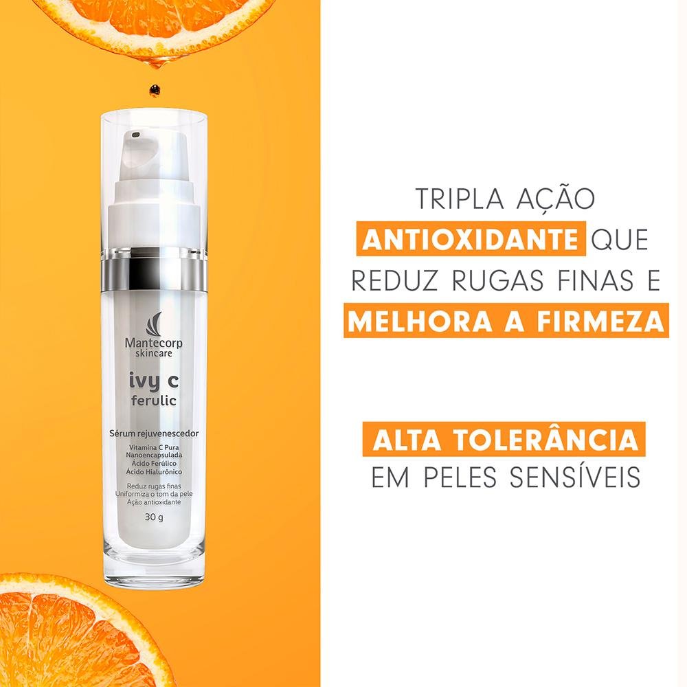 Mantecorp Ivy C Ferulic Sérum Facial Rejuvenescedor 30g 30g 4