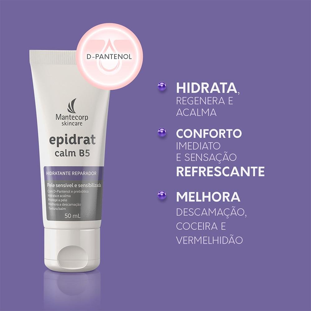 Mantecorp Epidrat Calm B5 Hidratante Facial Reparador 50ml 50ml 2