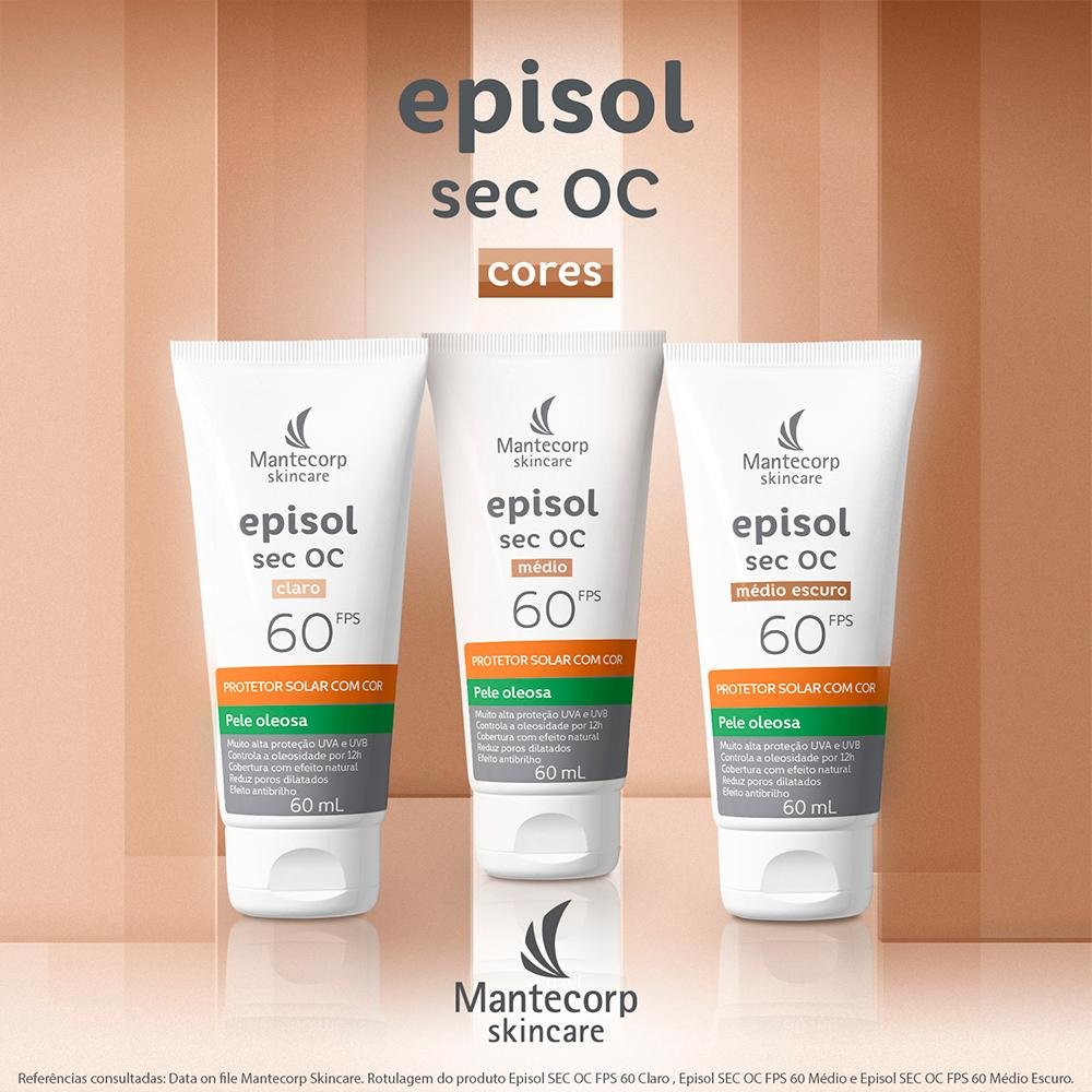 Mantecorp Episol Sec Oc Protetor Solar Fps60 Médio 60ml 60ml 6