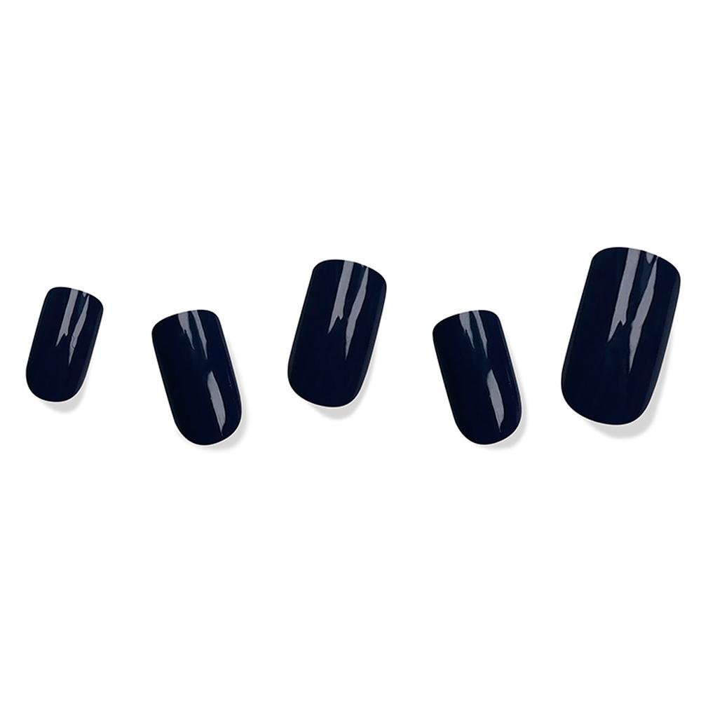 Absolute New York Magiquick Unhas Postiças Média Autocolante Quadrada Cobalt Blue 24 Unidades Cobalt Blue 2