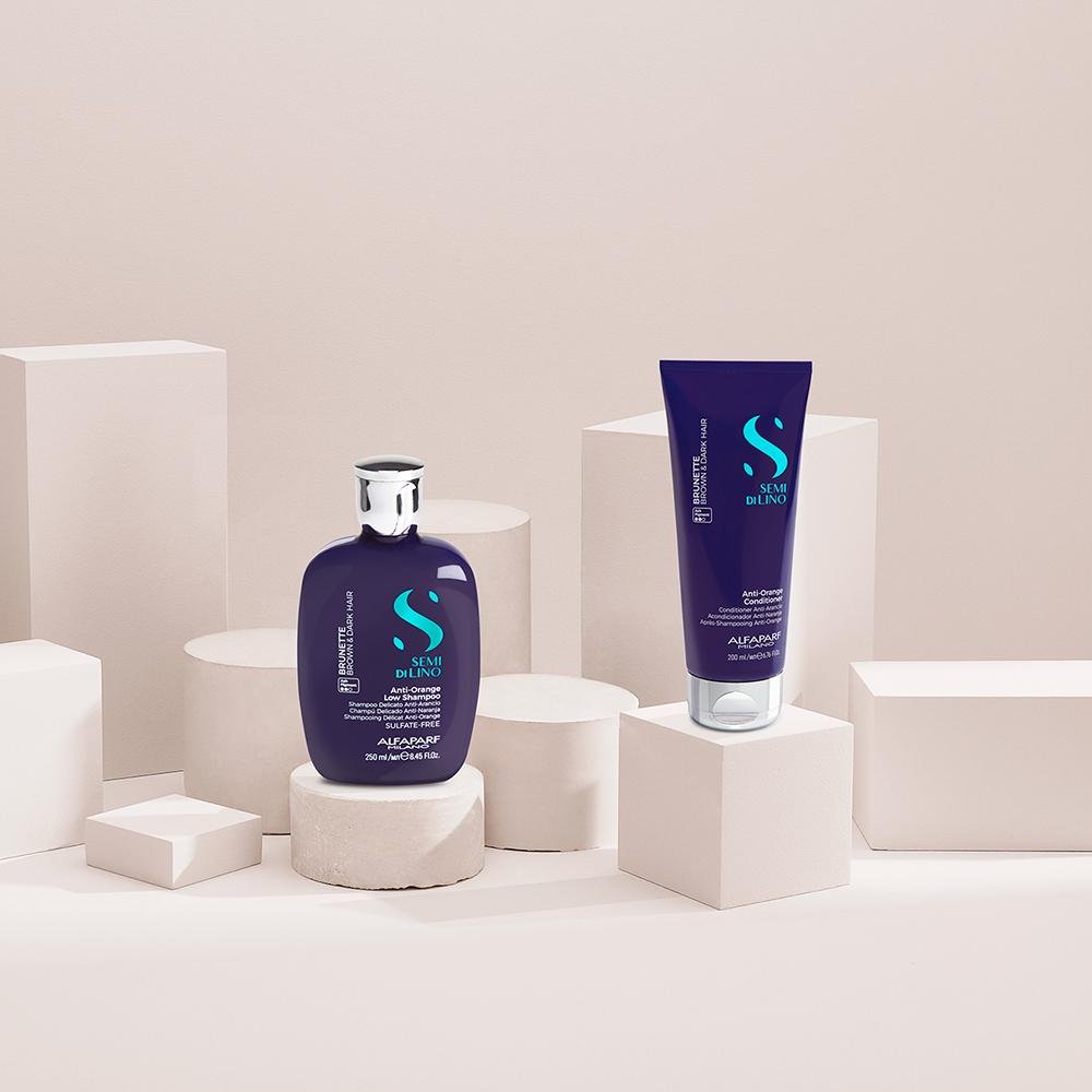 Alfaparf Milano Professional Semi Di Lino Brunette Anti-Orange Condicionador 200ml 200ml 2