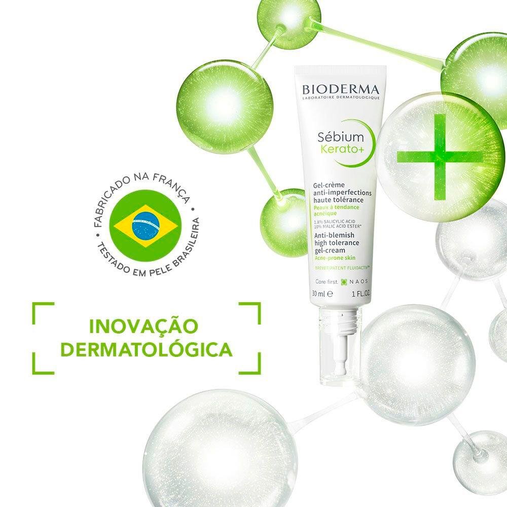 Bioderma Sébium Kerato+ Gel Creme Anti-Acne 30ml ÚNICO 7