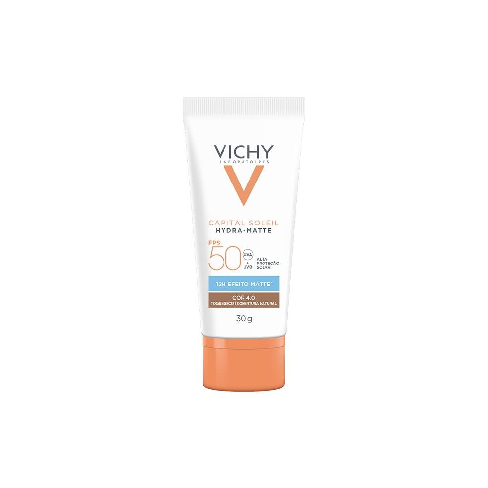 Kit Vichy - Gel Facial de Limpeza e Prot Solar Facial FPS 50 Cor 4.0 e Prot Solar Corporal FPS 70 Marrom 4