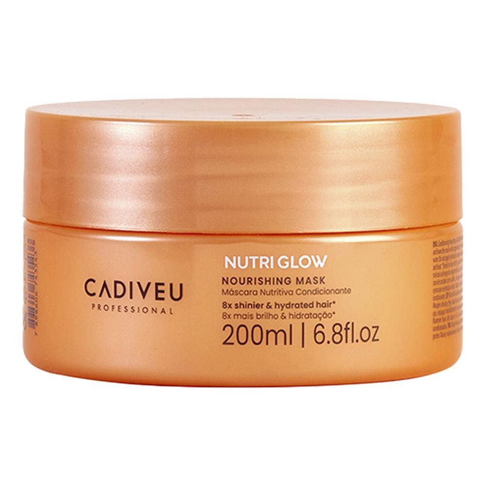 Kit Cadiveu Nutri glow - Shampoo + Condicionador + Máscara Nutrição + Leave-In 215ml ÚNICO 4
