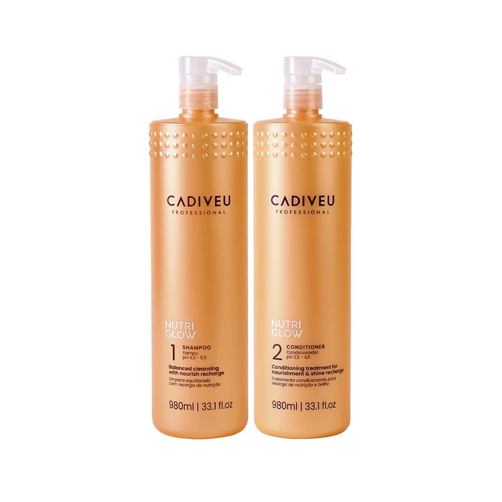 Kit Cadiveu Nutri Glow - Shampoo + Condicionador 980ml ÚNICO 1