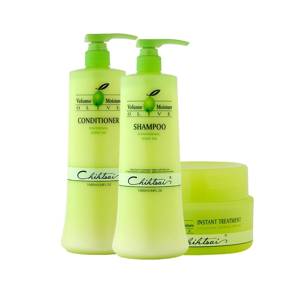 Kit N.P.P.E Chihtsai Olive Nutrição - Shampoo e Condicionador 1000ml e Leave-In
