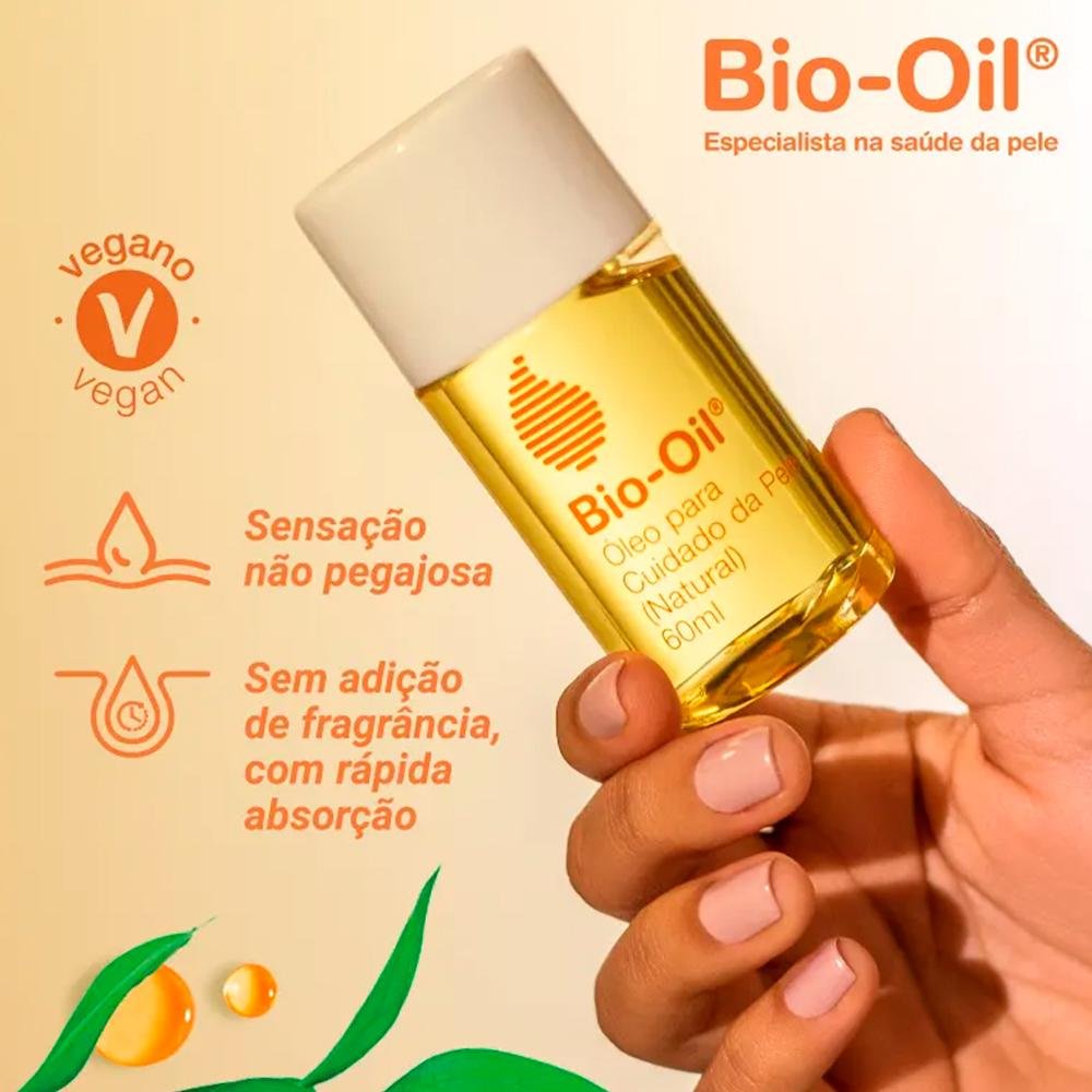 Bio Oil Natural Óleo Corporal Cicatrizante 60ml 60ml 3