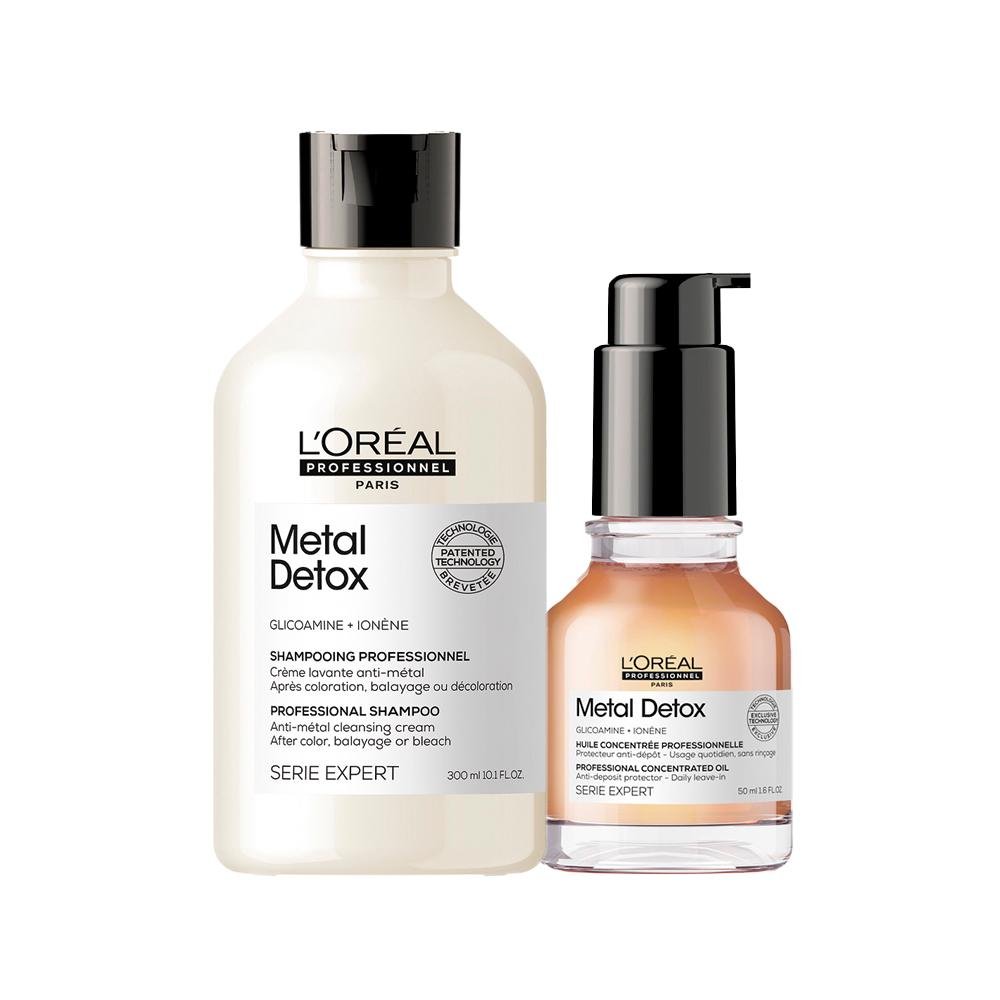Kit L'Oréal Professionnel Serie Expert Metal Detox - Shampoo e Óleo Capilar ÚNICO 1