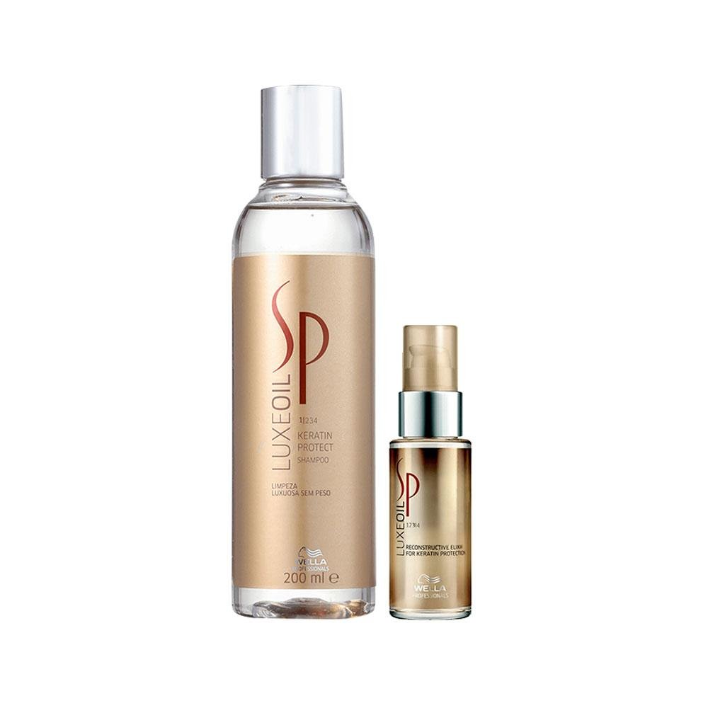 Kit SP System Professional Luxe Oil Keratin Shampoo e Óleo ÚNICO