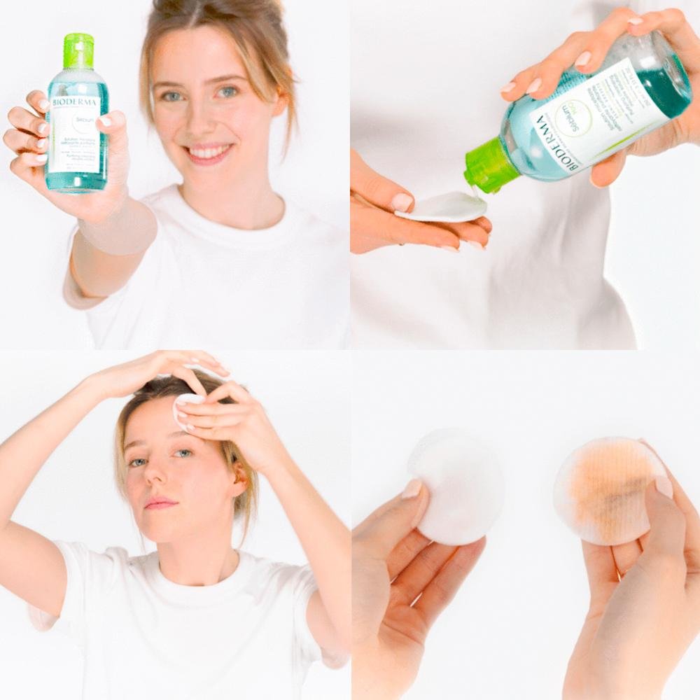 Bioderma Sébium H2O Água Micelar Facial Antioleosidade 500ml 500ml 3