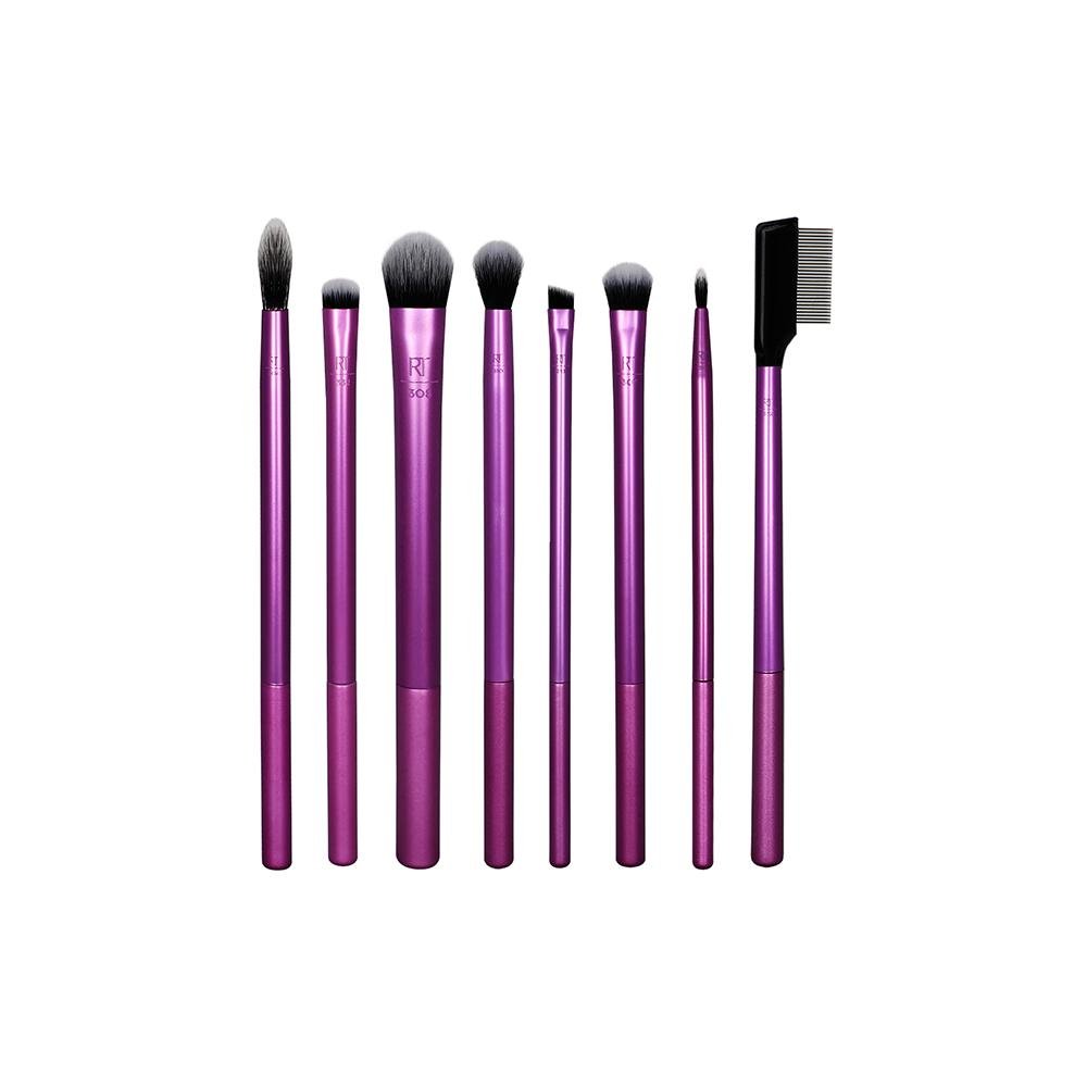 Real Techniques Everyday Eye Essentials Kit de Pincéis para Maquiagem Roxo ÚNICO 1