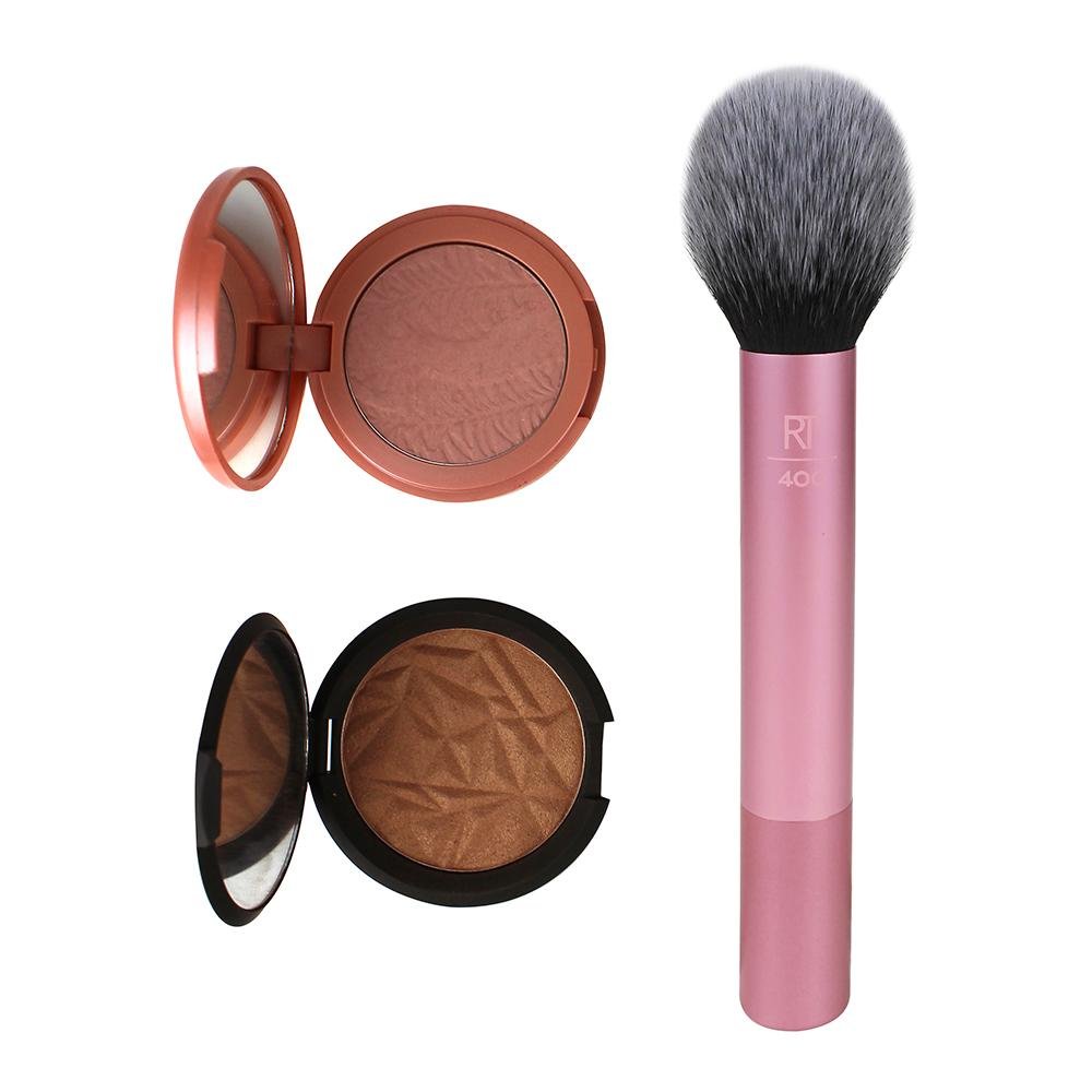 Real Techniques Ultra Plush Pincel para Blush Rosa ÚNICO 2