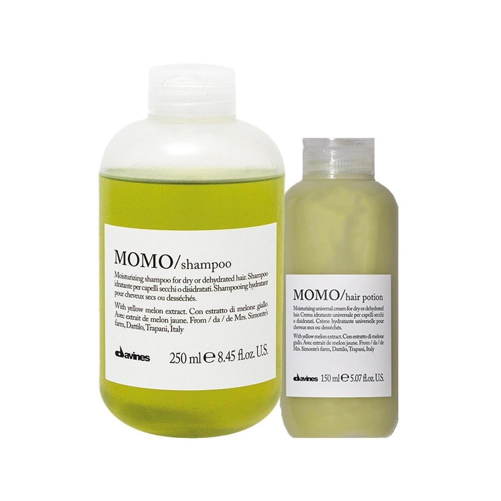 Kit Davines Essential Haircare Momo - Sh e Leave-In