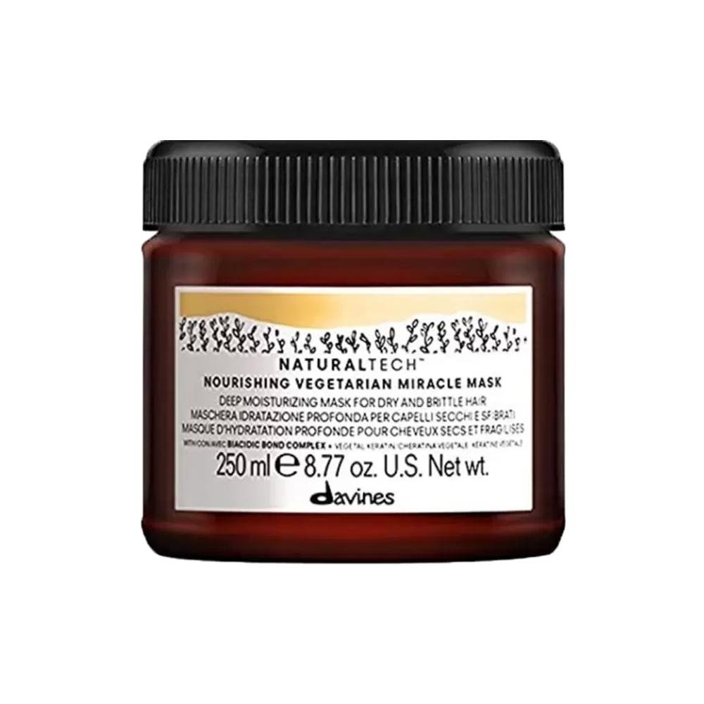 Kit Davines Natural Tech Nourishing - Shampoo e Condicionador e Máscara Miracle ÚNICO 3