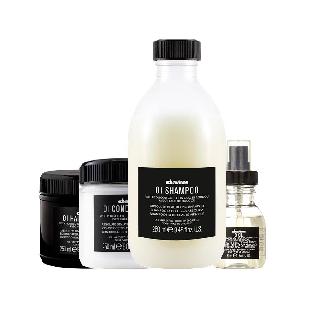 Kit Davines Oi - Sh e Cond e Másc de Nutrição e Óleo