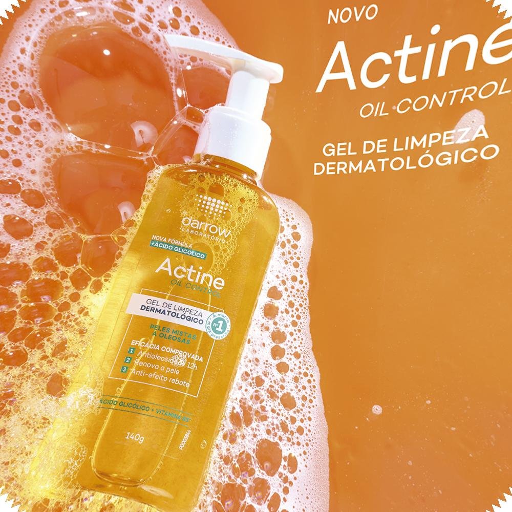 Darrow Actine Oil Control Gel de Limpeza Facial 240g 240g 8
