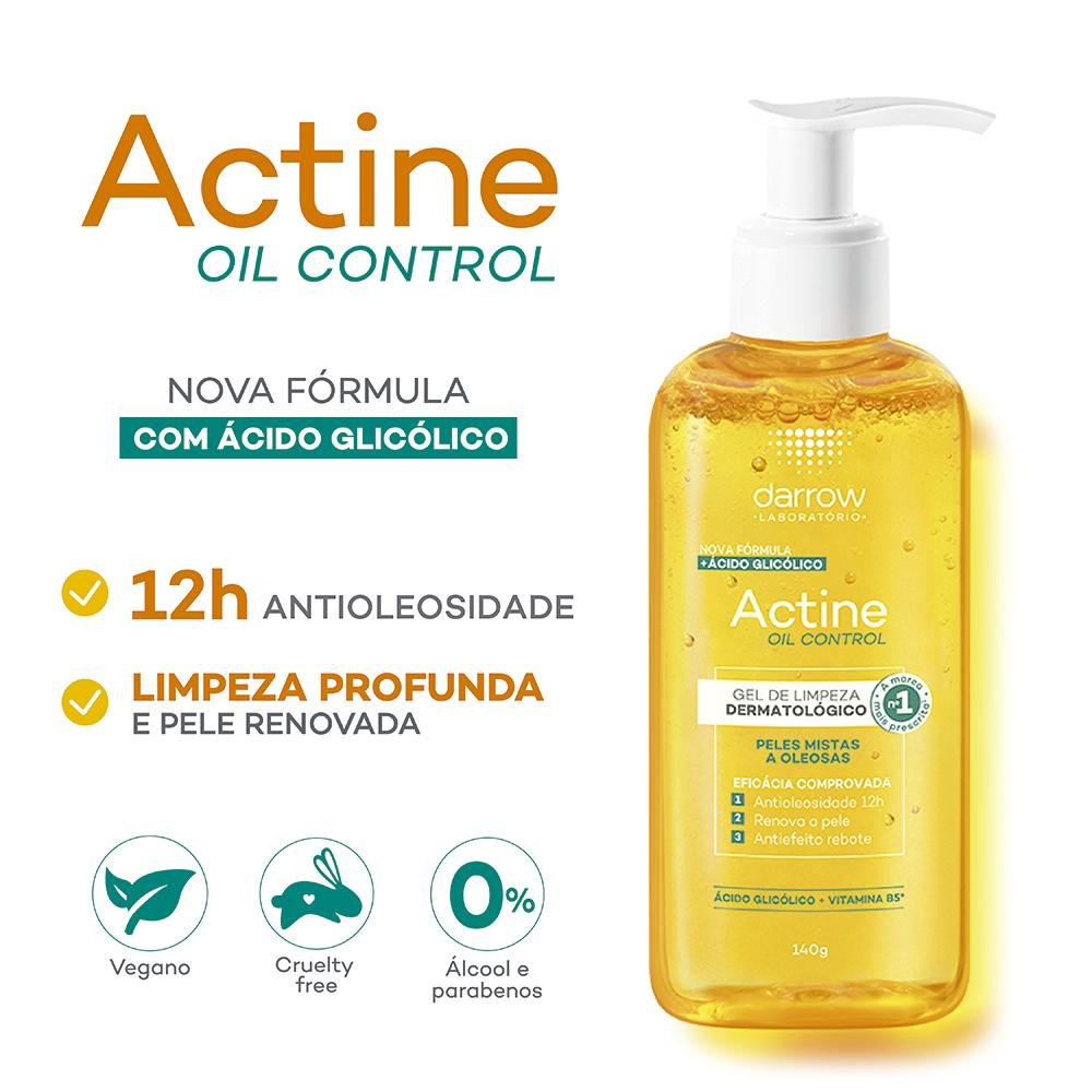 Darrow Actine Oil Control Gel de Limpeza Facial 60g 60g 4