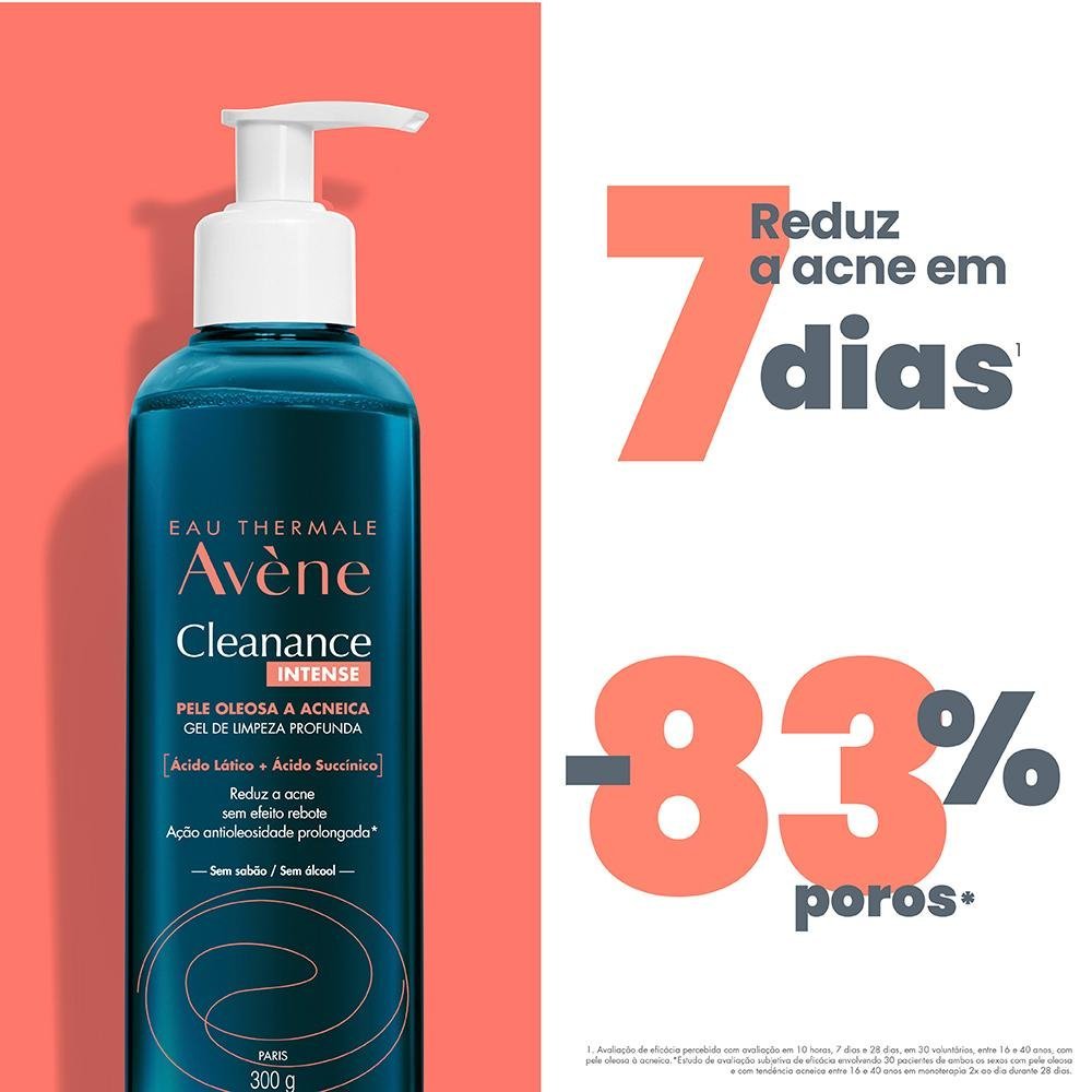 Avène Cleanance Intense Gel Facial de Limpeza Profunda 150g 150g 4