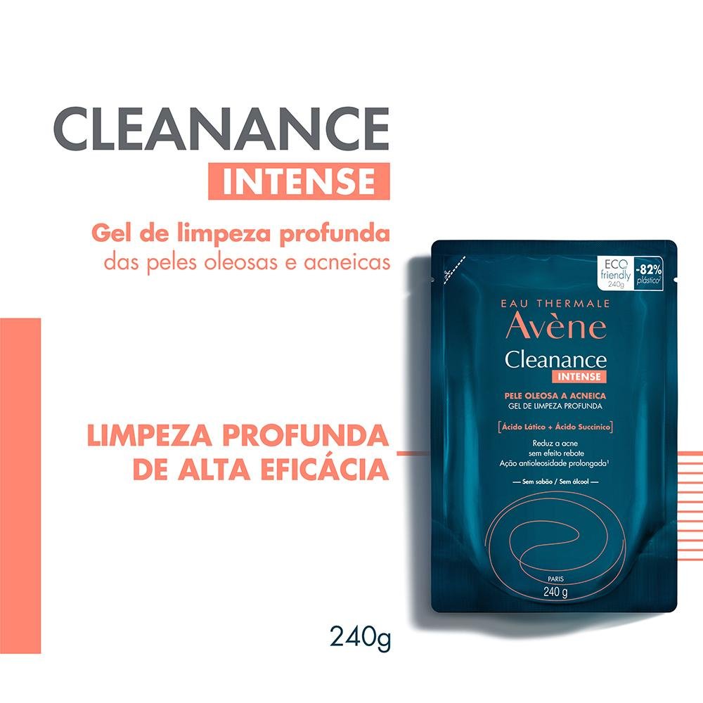 Avène Cleanance Intense Gel Facial de Limpeza Profunda Refil 240g 240g 2