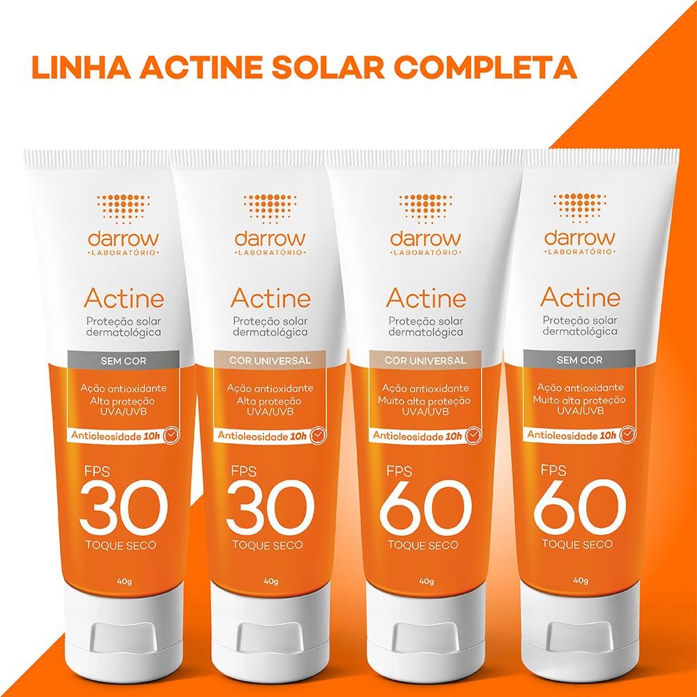 Darrow Actine FPS60 Protetor Solar Facial 40g 40g 6