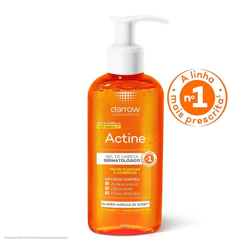 Darrow Actine Gel Facial de Limpeza 140g 140g 3