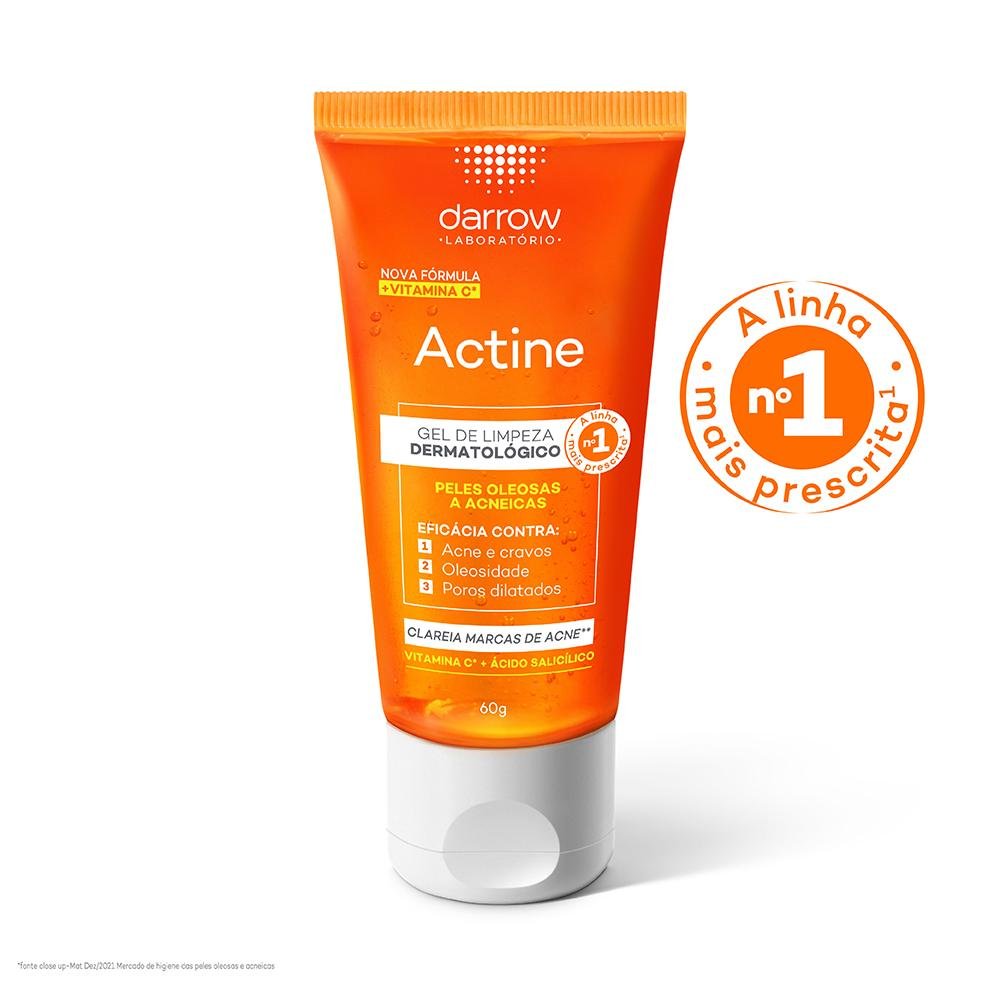 Darrow Actine Gel Facial de Limpeza 60g 60g 3