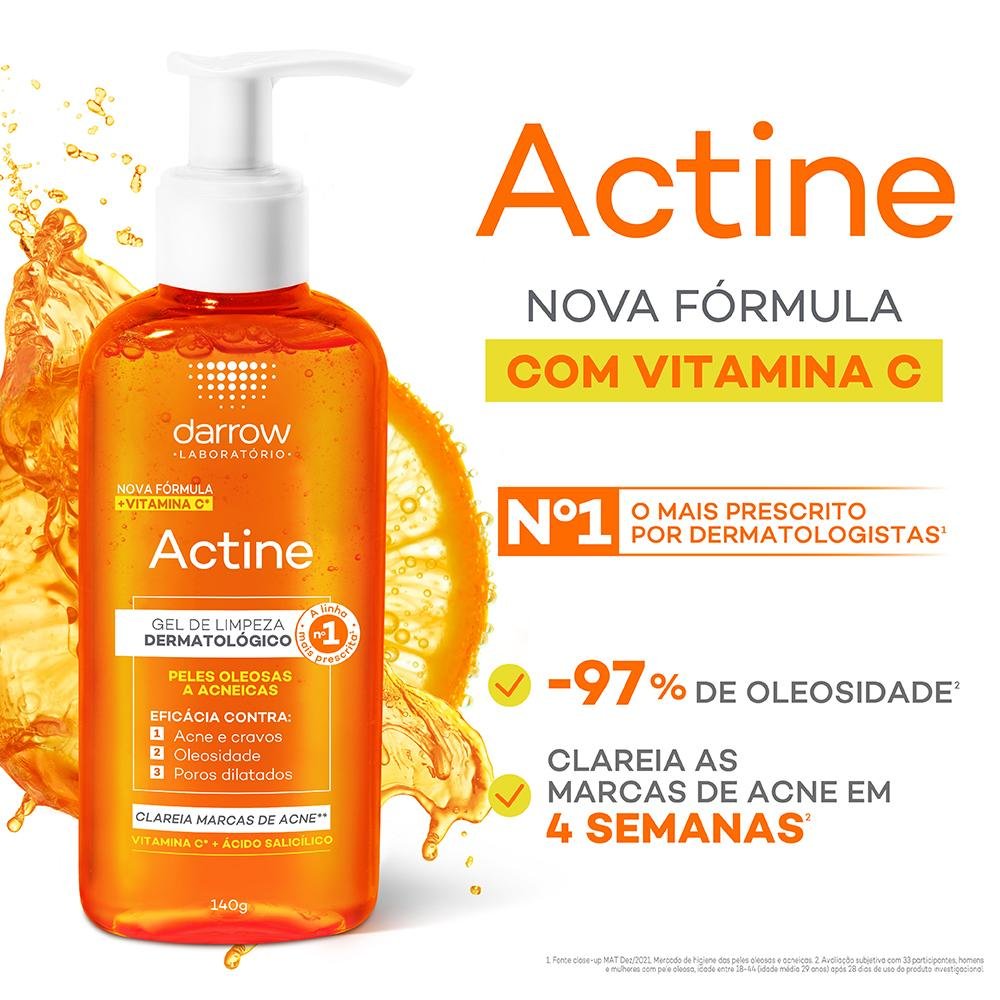 Darrow Actine Gel Facial de Limpeza Refil 300g 300g 4