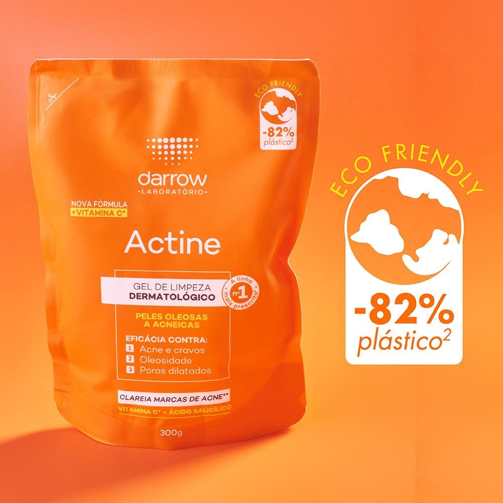 Darrow Actine Gel Facial de Limpeza Refil 300g 300g 8