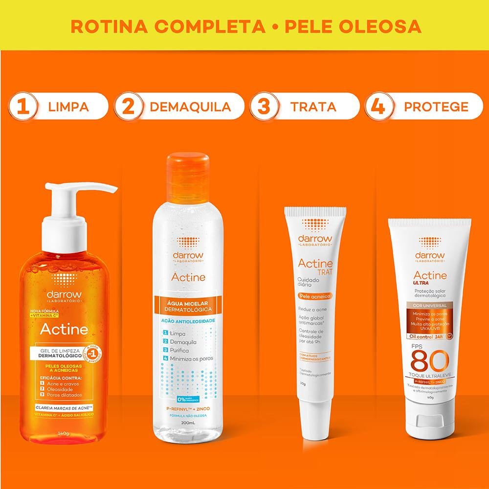 Darrow Actine Gel Facial de Limpeza Refil 300g 300g 9