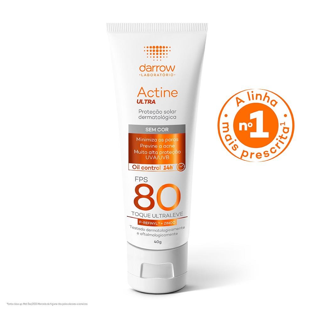 Darrow Actine Ultra FPS80 Protetor Solar Facial 40g 40g 3