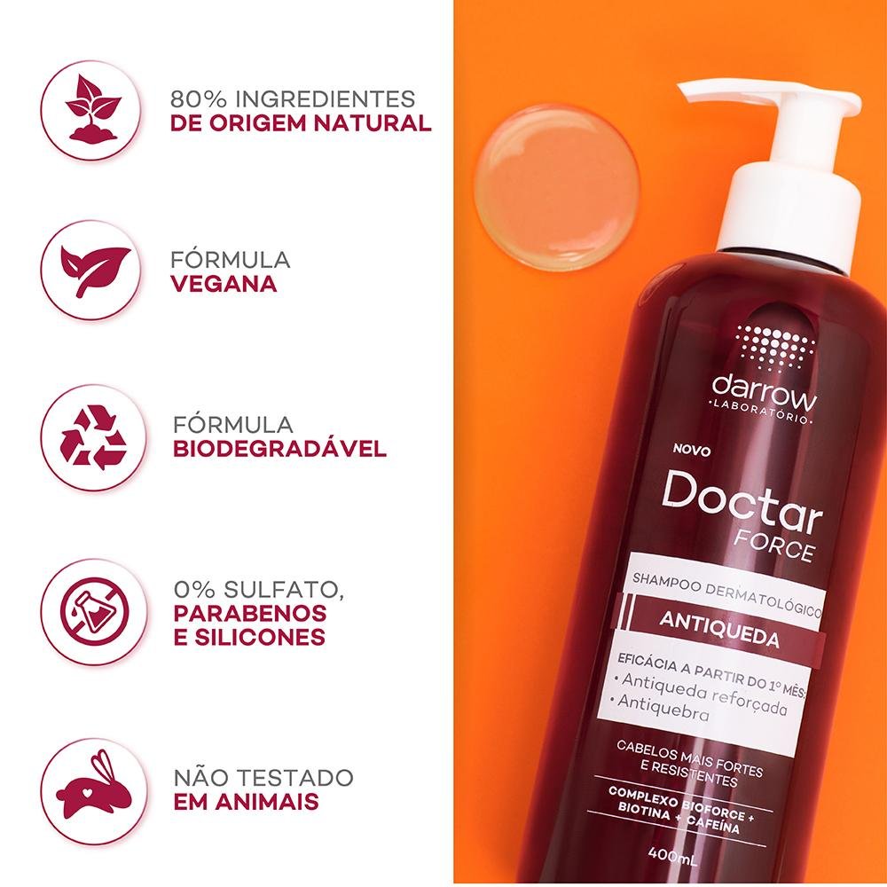 Darrow Doctar Force Shampoo Antiqueda 400ml 400ml 7